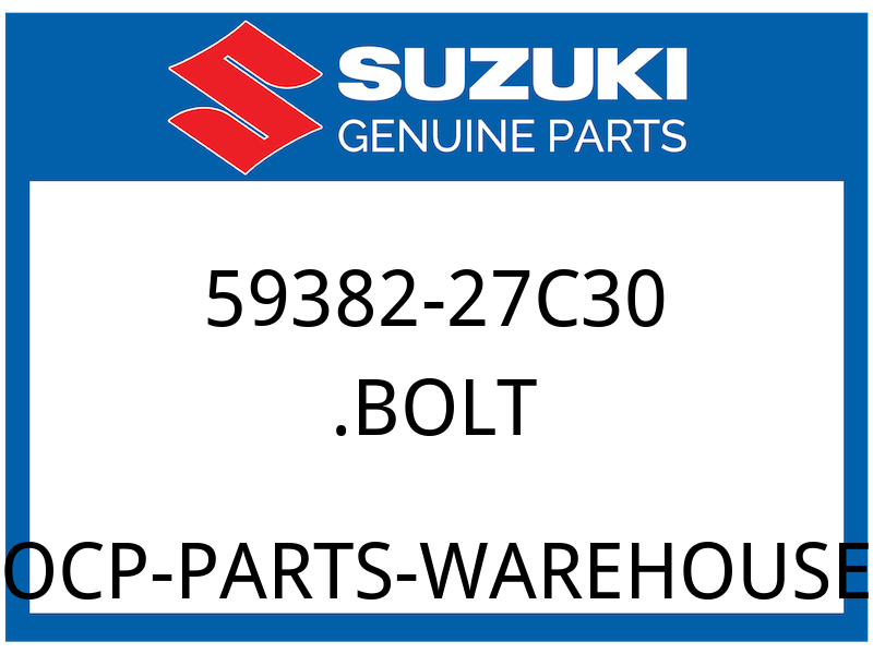 Suzuki OEM Part 59382-27C30 PIN