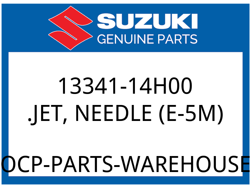 Suzuki OEM Part 13341-14H00 JET, NEEDLE (E-5M)