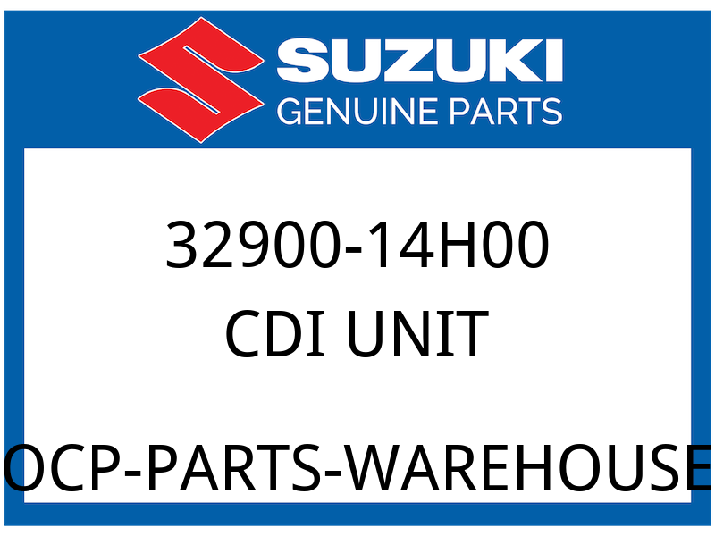 Suzuki OEM Part 32900-14H00 CDI UNIT