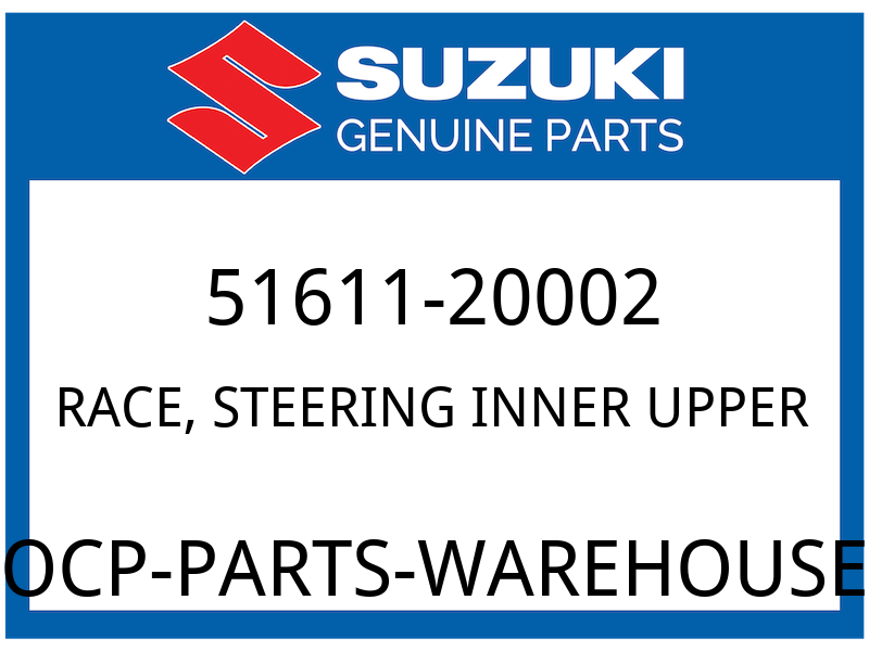 Suzuki OEM Part 51611-20002 RAE, INNER UPPER