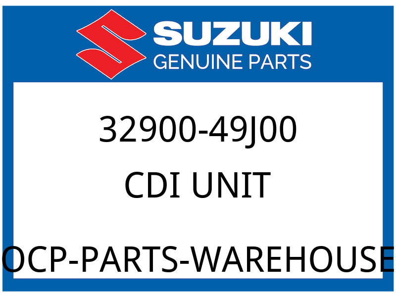 Suzuki OEM Part 32900-49J00 CDI UNIT