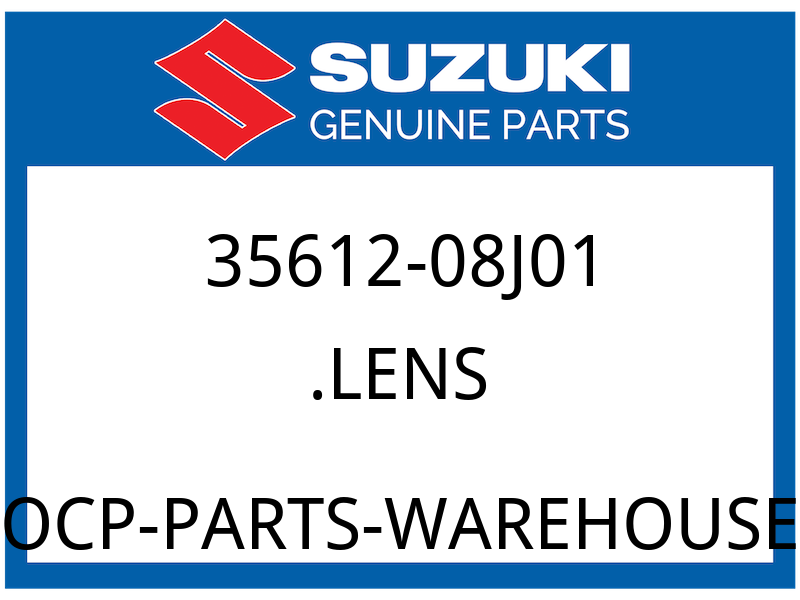 Suzuki OEM Part 35612-08J01 LENS