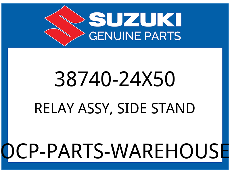 Suzuki OEM Part 38740-24X50 RELAY, SIDE STAND