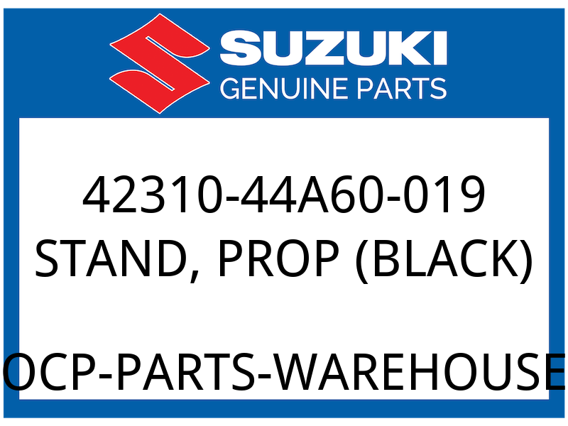 Suzuki OEM Part 42310-44A60-019 STAND, PROP (BLACK)