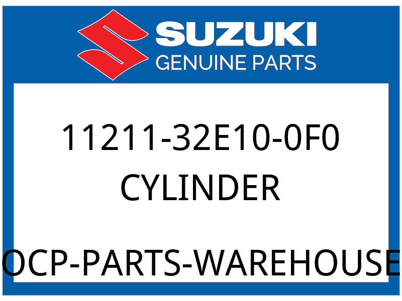 Suzuki OEM Part 11211-32E10-0F0 CYLINDER