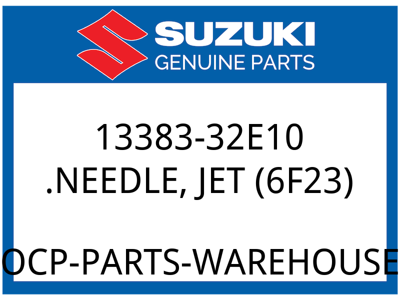 Suzuki OEM Part 13383-32E10 NEEDLE, JET (6F23-1)