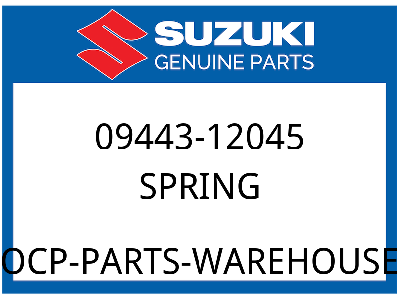 Suzuki OEM Part 09443-12045 SPRING, INNER