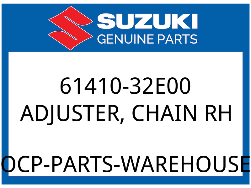 Suzuki OEM Part 61410-32E00 ADJUSTER,CHAIN RH