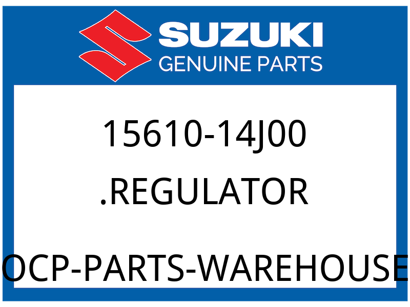 Suzuki OEM Part 15610-14J00 .REGULATOR,FUEL