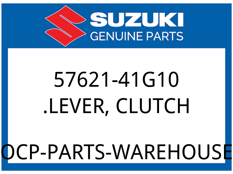 Suzuki OEM Part 57621-41G10 LEVER, CLUTCH