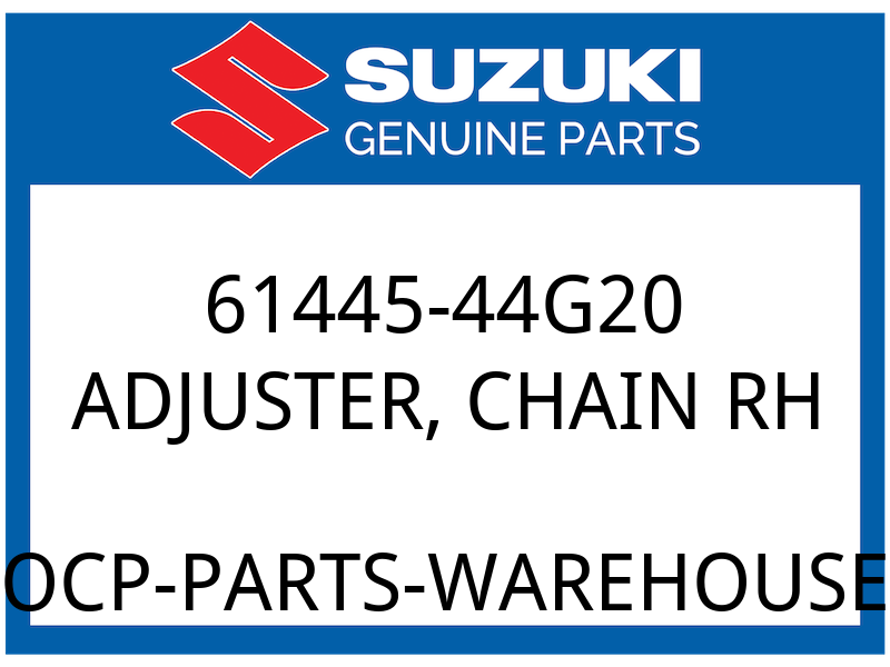 Suzuki OEM Part 61445-44G20 ADJUSTER, CHAIN RH