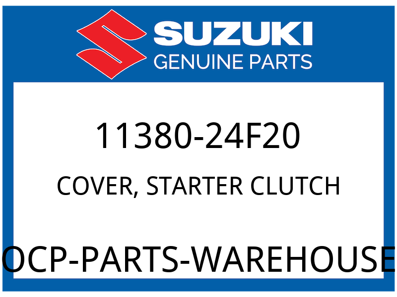 Suzuki OEM Part 11380-24F20 COVER,STARTER CLUTCH