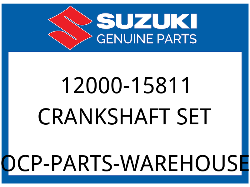 Suzuki OEM Part 12000-15811 CRANKSHAFT SET