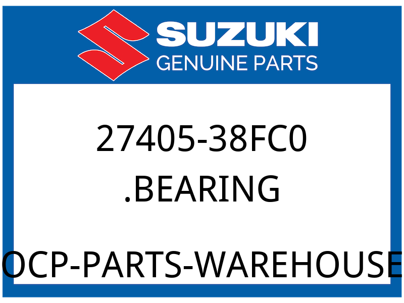Suzuki OEM Part 27405-38FC0 BEARING