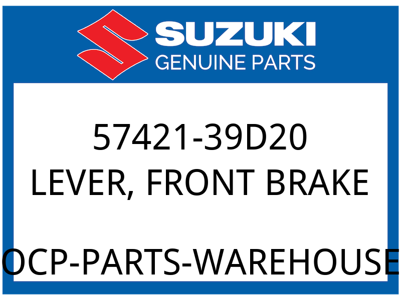 Suzuki OEM Part 57421-39D20 LEVER,FRONT BRAKE