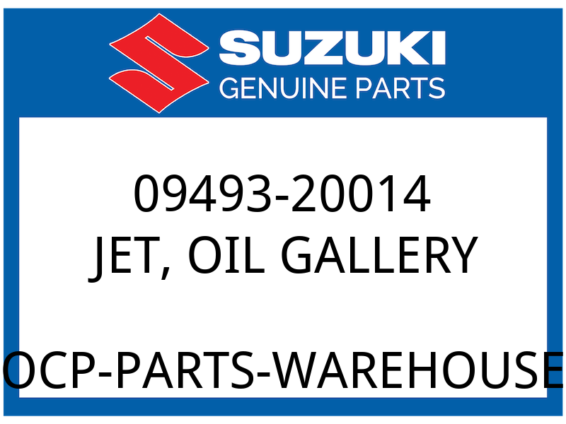 Suzuki OEM Part 09493-20014 JET