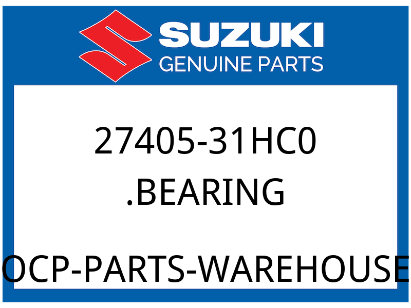 Suzuki OEM Part 27405-31HC0 BEARING
