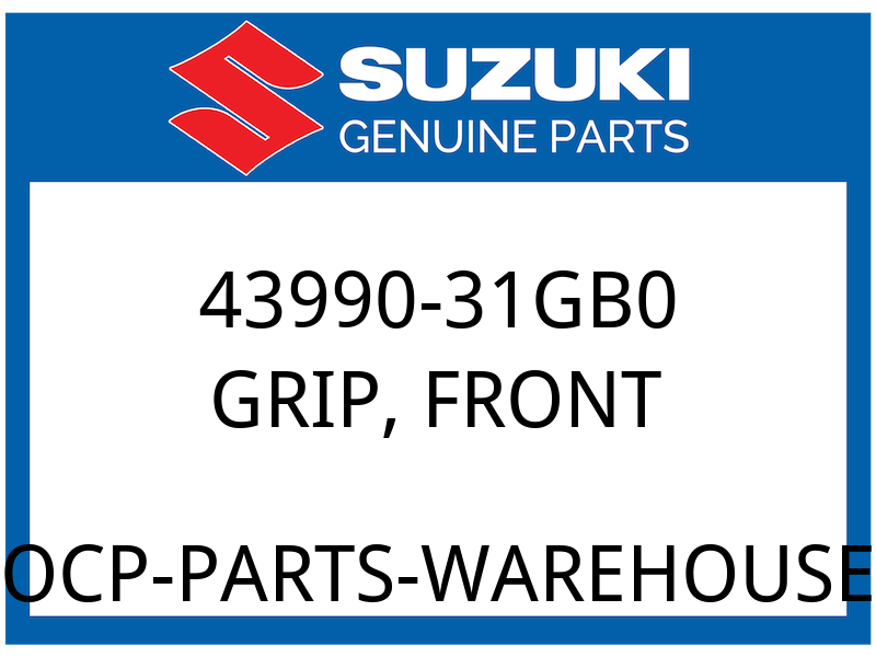 Suzuki OEM Part 43990-31GB0 GRIP, FRONT