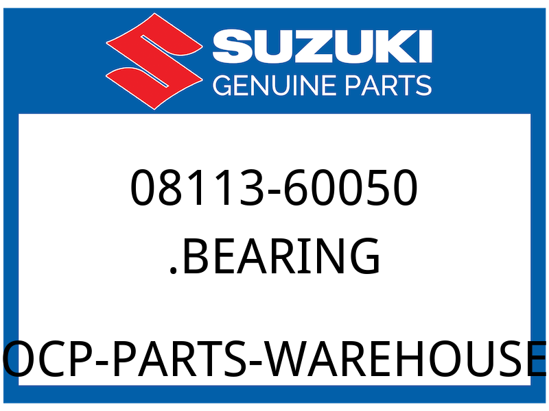 Suzuki OEM Part 08113-60050 BRG, FR DRIVEN OUTPUT SFT,LH