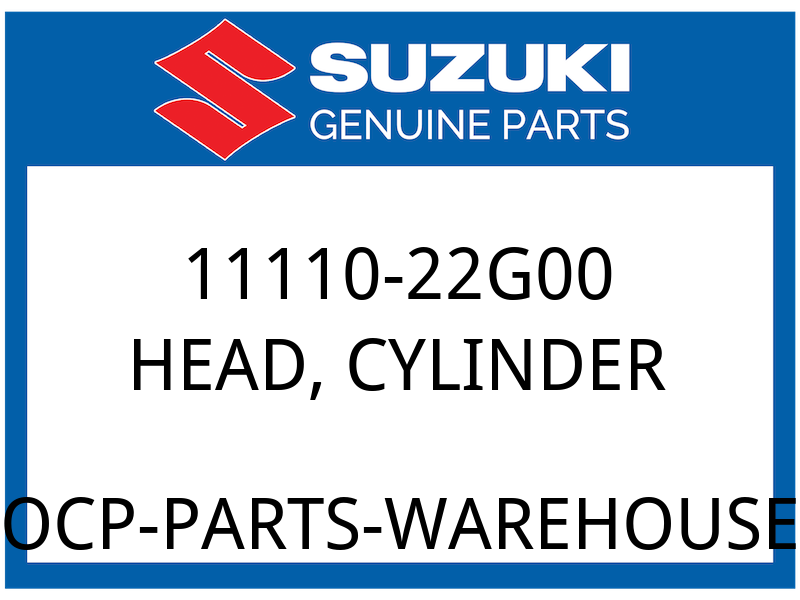 Suzuki OEM Part 11110-22G00 HEAD,CYLINDER