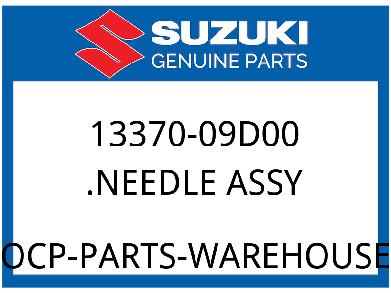 Suzuki OEM Part 13370-09D00 .VALVE ASSY,NEEDLE