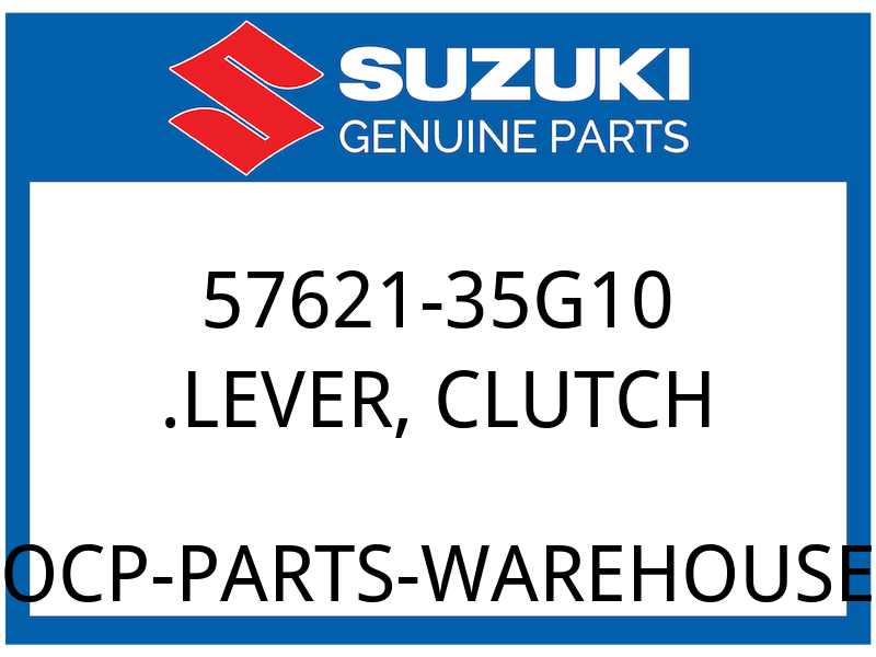 Suzuki OEM Part 57621-35G10 LEVER, CLUTCH