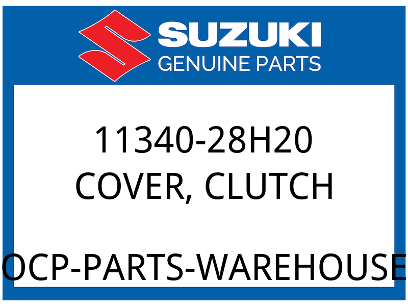 Suzuki OEM Part 11340-28H20 COVER,CLUTCH