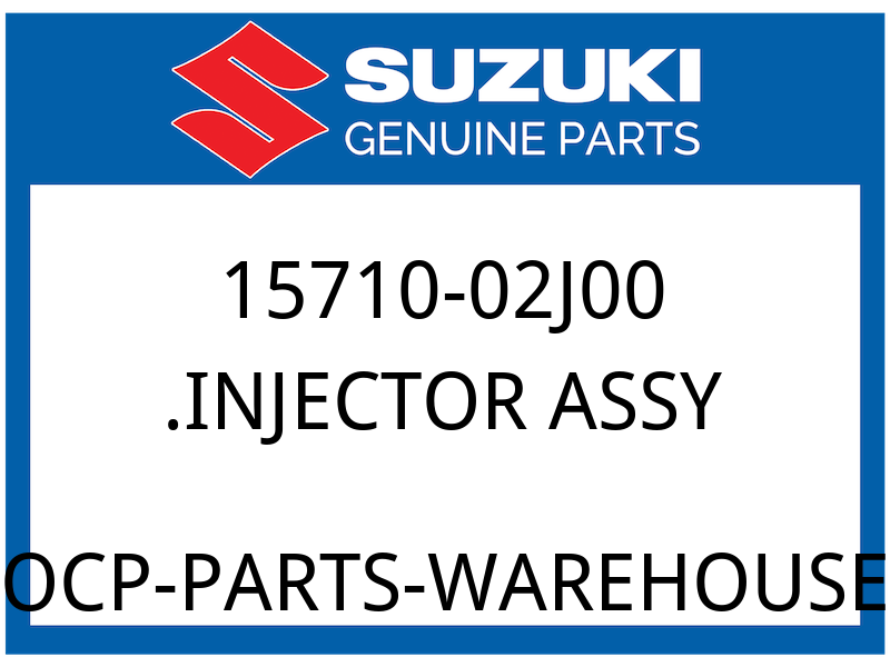 Suzuki OEM Part 15710-02J00 INJECTOR ASSY