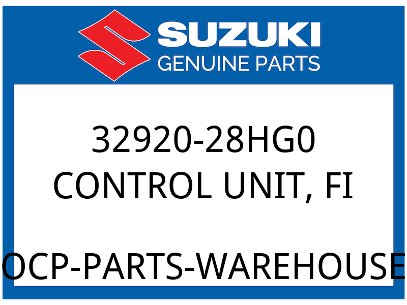 Suzuki OEM Part 32920-28HG0 CONTROL UNIT, FI