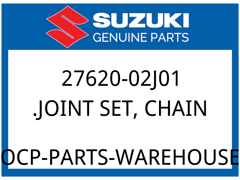 Suzuki OEM Part 27620-02J01 .JOINT SET, CHAIN