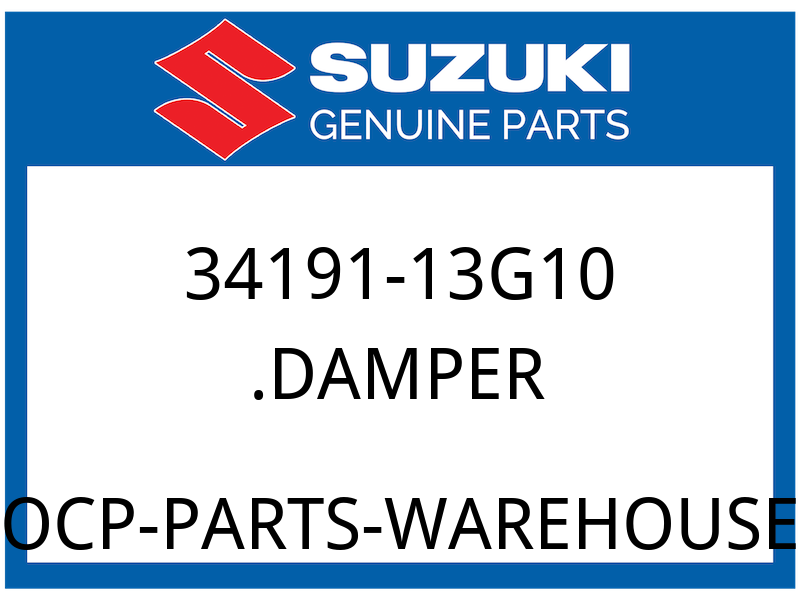 Suzuki OEM Part 34191-13G10 .DAMPER