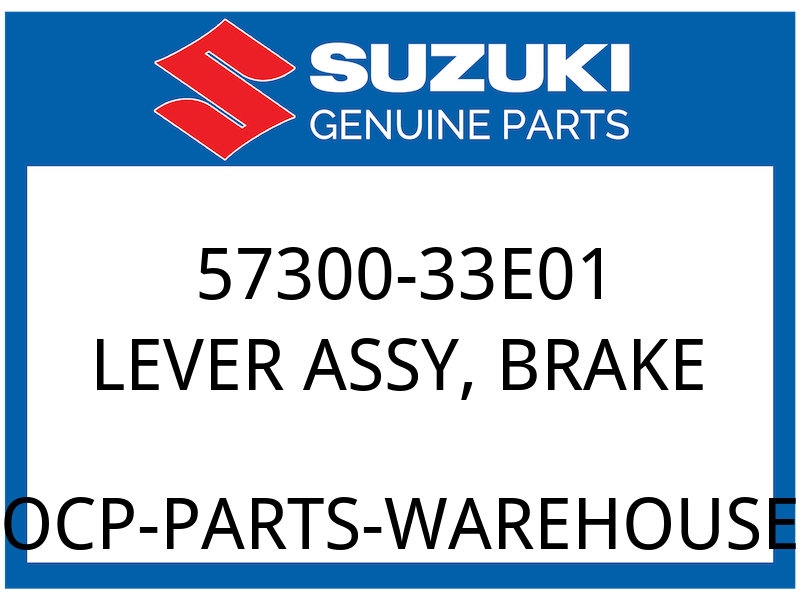 Suzuki OEM Part 57300-33E01 LEVER ASSY, FRONT BRAKE