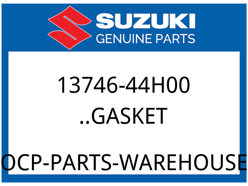 Suzuki OEM Part 13746-44H00 GASKET