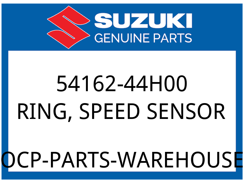 Suzuki OEM Part 54162-44H00 RING,SPEED SENSOR FR (50T)