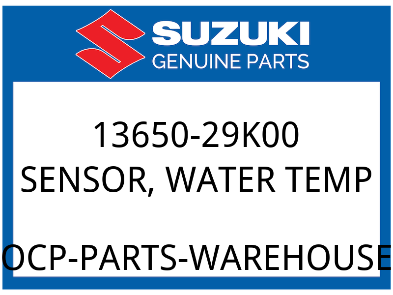Suzuki OEM Part 13650-29K00 SENSOR,WATER TEMP