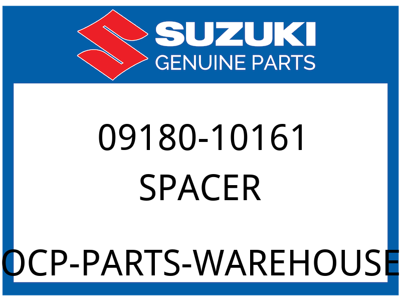 Suzuki OEM Part 09180-10161 SPACER