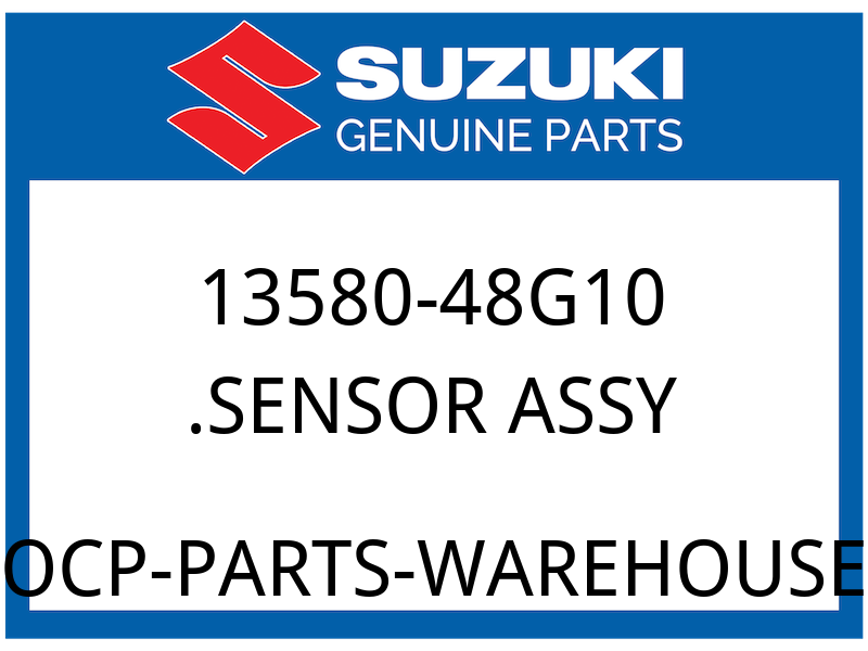 Suzuki OEM Part 13580-48G10 SENSOR ASSY