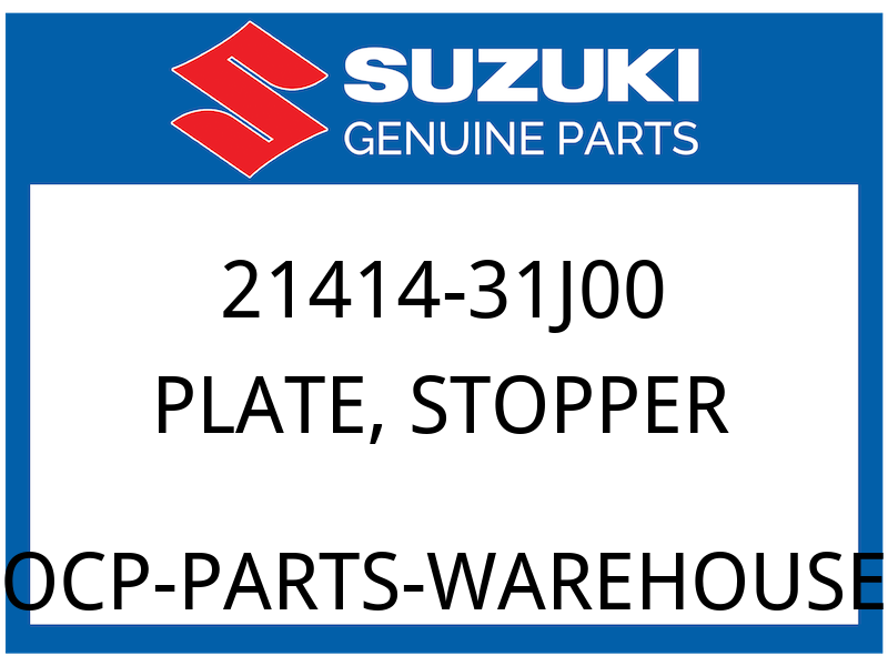 Suzuki OEM Part 21414-31J00 WASHER
