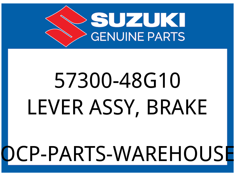 Suzuki OEM Part 57300-48G10 LEVER ASSY,BRAKE