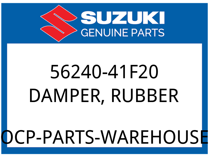 Suzuki OEM Part 56240-41F20 DAMPER,RUBBER