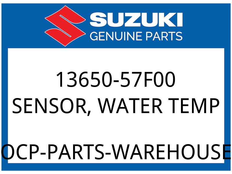 Suzuki OEM Part 13650-57F00 SENSOR,WATER TEMP