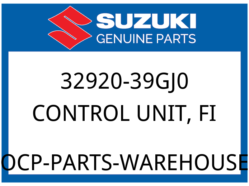 Suzuki OEM Part 32920-39GJ0 CONTROL UNIT,FI
