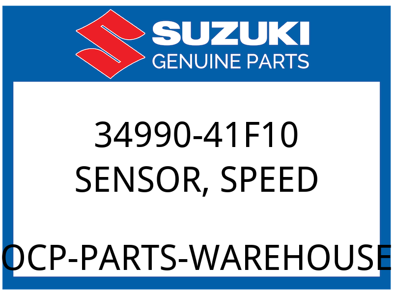 Suzuki OEM Part 34990-41F10 SENSOR,SPEED