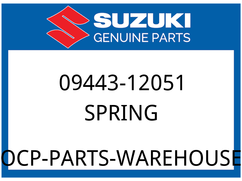 Suzuki OEM Part 09443-12051 SPRING, RETURN