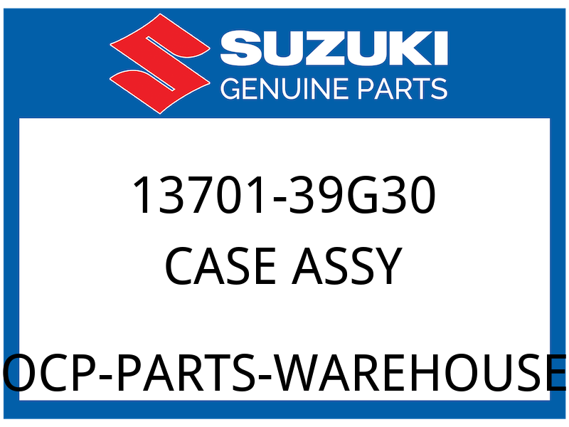 Suzuki OEM Part 13701-39G30 CASE ASSY