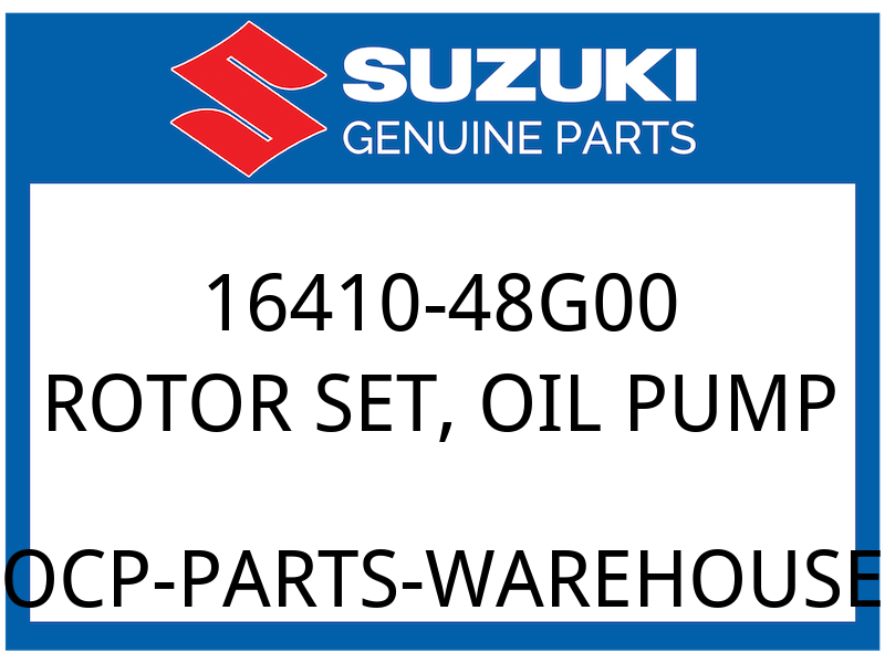 Suzuki OEM Part 16410-48G00 ROTOR SET,OIL PUMP