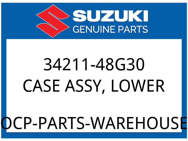 Suzuki OEM Part 34211-48G30 CASE ASSY,LOWER