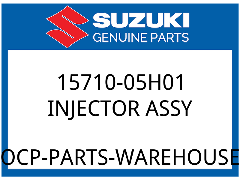 Suzuki OEM Part 15710-05H01 INJECTOR ASSY