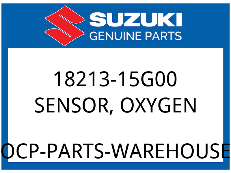 Suzuki OEM Part 18213-15G00 SENSOR, OXYGEN