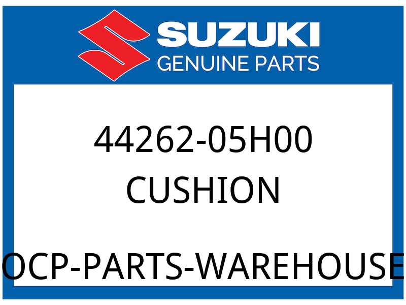 Suzuki OEM Part 44262-05H00 CUSHION